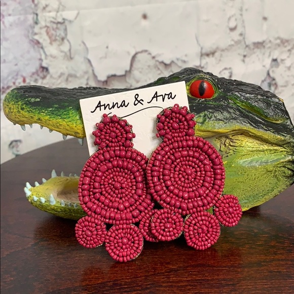 Anna & Ava Jewelry - Anna & Ava statement beaded earrings